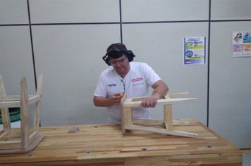 Foto - Curso da Escola Municipal de Marcenaria