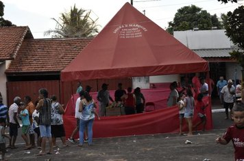 Foto - Festa de natal em Domélia