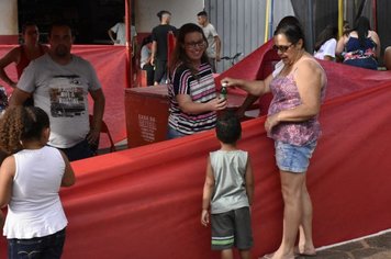 Foto - Festa de natal em Domélia