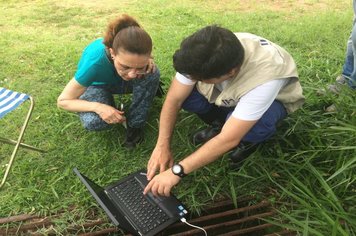 Foto - IPT faz trabalho pioneiro em Agudos com testes de Carro Robô para trabalho preventivo da Defesa Civil
