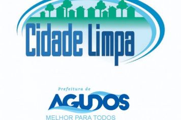 Projeto Cidade Limpa acontece em Agudos na próxima semana