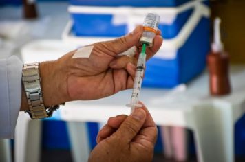 Agudos encerra a semana com mais de 41% da população vacinada em 1ª dose