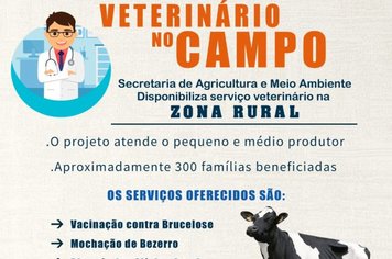 Programa Veterinário no Campo leva médico até área rural para atendimento gratuito em Agudos