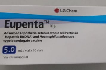 Saúde de Agudos recebe primeiros lotes da vacina Pentavalente