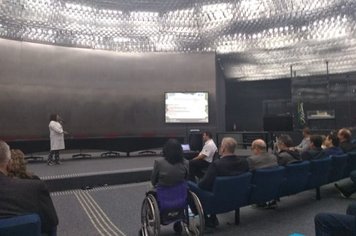 Comitiva de Agudos participa de palestras sobre segurança da Semana Nacional do Trânsito 