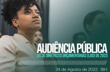 Convite para a Audiência Pública da LDO