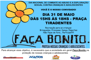 Agudos faz campanha de Combate ao Abuso e Exploração Sexual de Crianças e Adolescentes