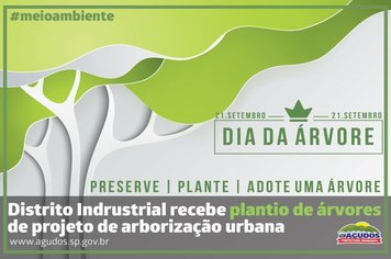Ação intermunicipal faz plantio de árvores no Distrito Industrial