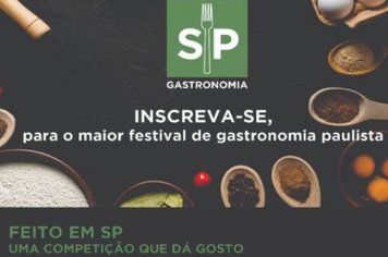 Prorrogadas inscrições para etapa do festival de gastronomia que acontece em Bauru