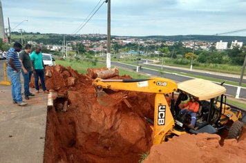 Prefeitura realiza obras de infraestrutura próximo ao Ginásio de Esportes