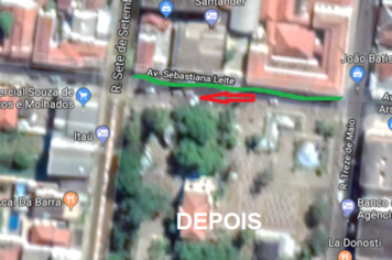 Mudança de direção da Rua Sebastiana Leite, em Agudos, será feita no domingo, dia 8 de setembro