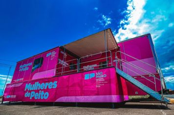 Carreta da Mamografia já está atendendo em Agudos