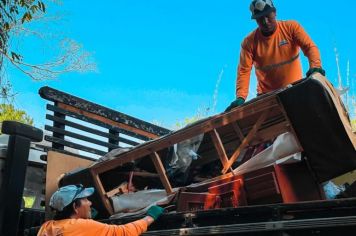 Prefeitura já recolheu cerca de 60 toneladas de inservíveis na Semana da Limpeza