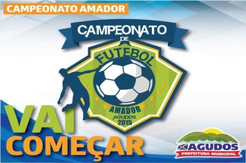 Campeonato Amador 2015 começa neste domingo com 26 times e duas divisões