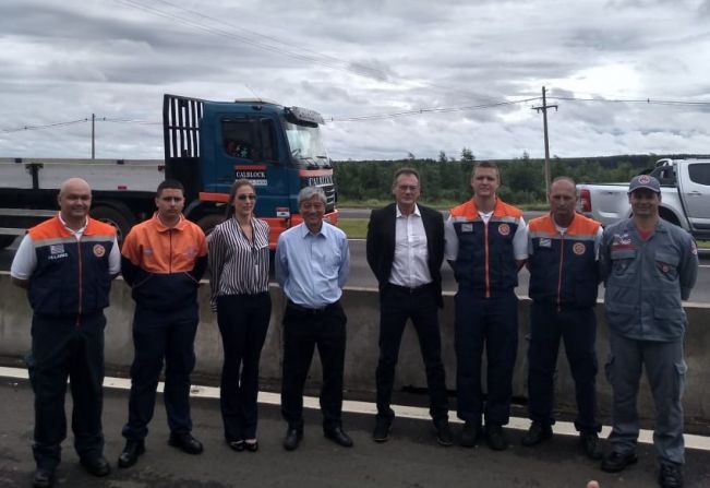 Grupo de Agudos participou de ação contra dengue nas estradas paulistas