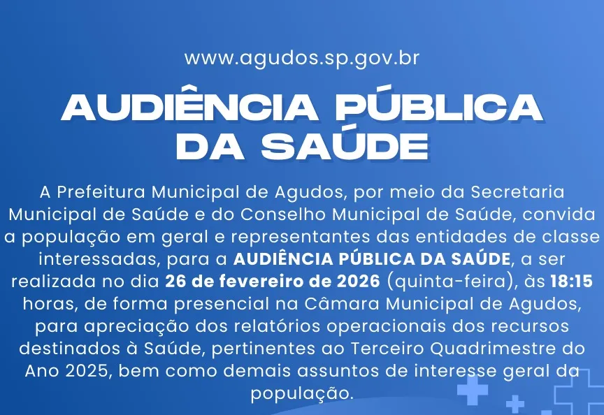 AUDIÊNCIA PÚBLICA DA SAÚDE 