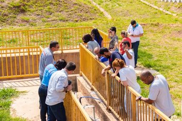 Novos membros do Comdema visitam ETE de Agudos