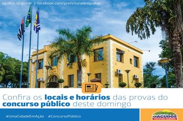 Prefeitura define locais de provas do concurso público