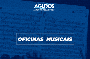 Oficinas musicais gratuitas da Prefeitura de Agudos vão oferecer cerca de 300 vagas