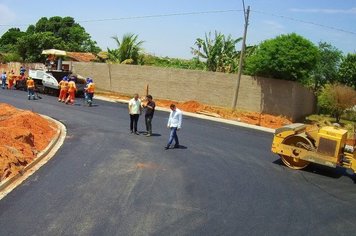 A Prefeitura de Agudos concluiu a pavimentação do Núcleo Habitacional Pedro Andruciolli