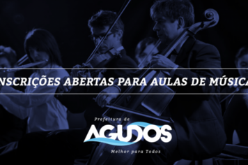 Prefeitura abre inscrições para Oficinas Musicais Gratuitas