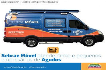 Sebrae Móvel atende micro e pequenos empresários de Agudos