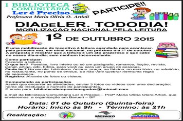 Todo dia é dia de ler!