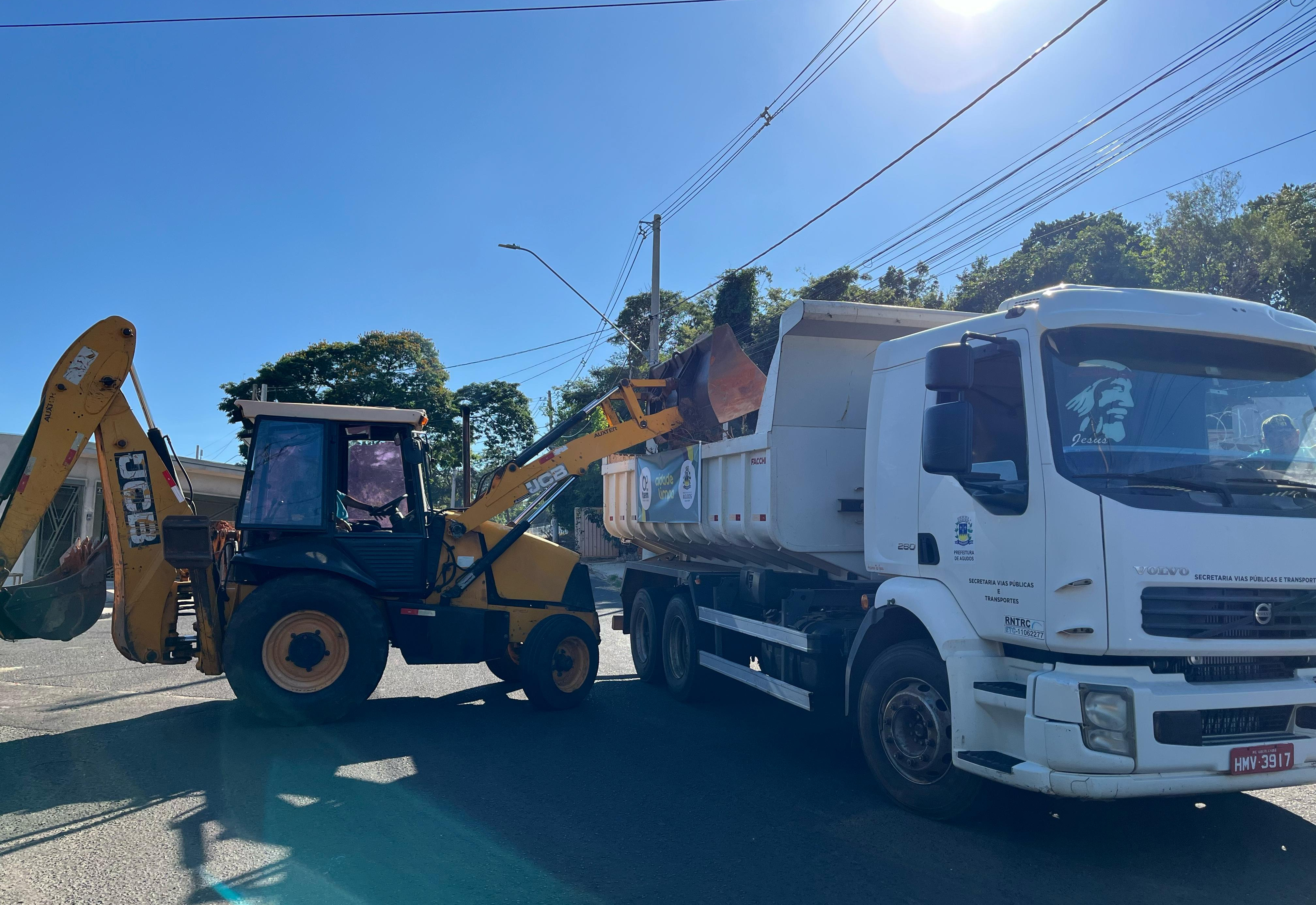 AGUDOS INICIA O PROGRAMA CIDADE LIMPA