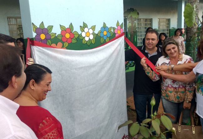 Prefeitura inaugura Jardim Sensorial na Escola Luiz Odassi