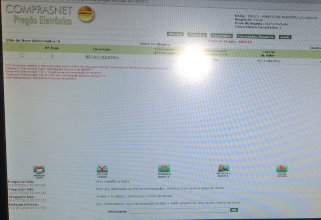 Prefeitura de Agudos dá mais transparência e economia às compras públicas com Pregão Eletrônico