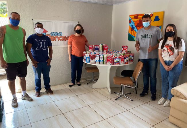 Secretaria de Esportes destina litros de leite arrecadados a entidades assistenciais