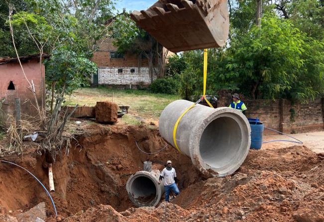 Prefeitura faz interdição na Avenida Faustino Ribeiro para instalação de galerias