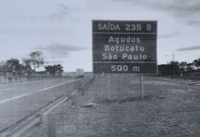 Artesp atende pedido da Prefeitura e inclui nome de Agudos em placa indicativa da rodovia SP 225