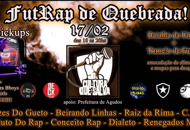 Esporte, música e dança se reúnem em evento solidário de Agudos