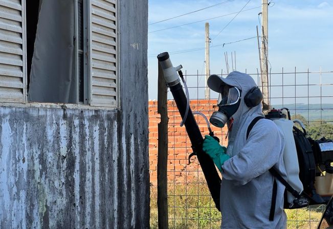 Prefeitura faz nebulização no Jardim São Vicente