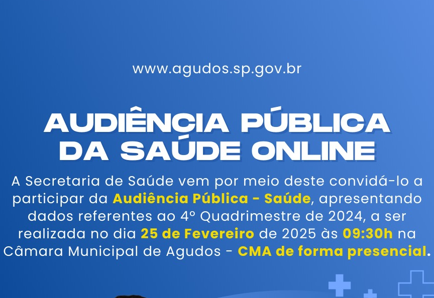 AUDIÊNCIA PÚBLICA - SAÚDE